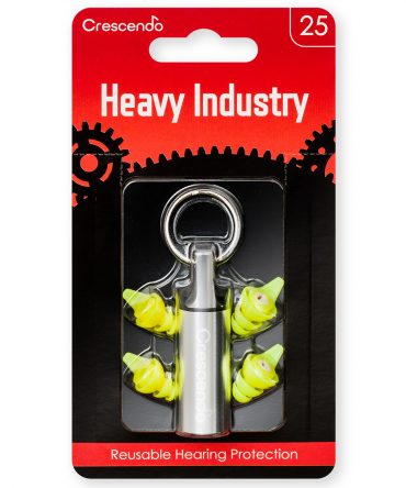Ausų kištukai pramonei <br>„Crescendo Heavy Industry 25“